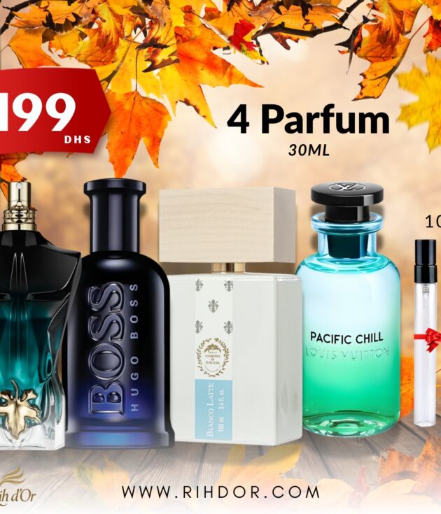 Pack 4 parfum d´Homme